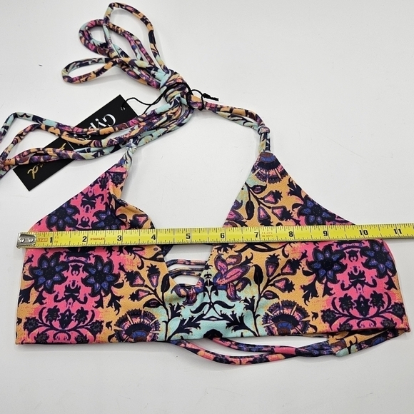NWT Gypsy 05 swimm Mosaic bikini top only size xs - Picture 6 of 10